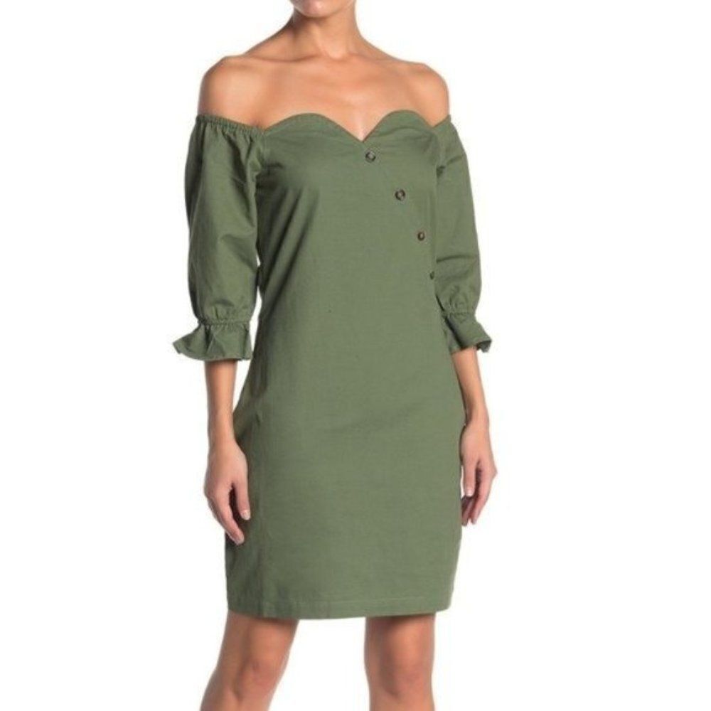 KENDALL + KYLIE Sweetheart Off-the-Shoulder Dress